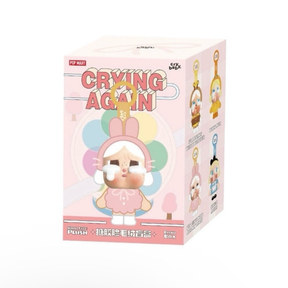 Pop Mart Cry Baby Crying Again What a Frog Plush Vinyl Plush Blind Box.